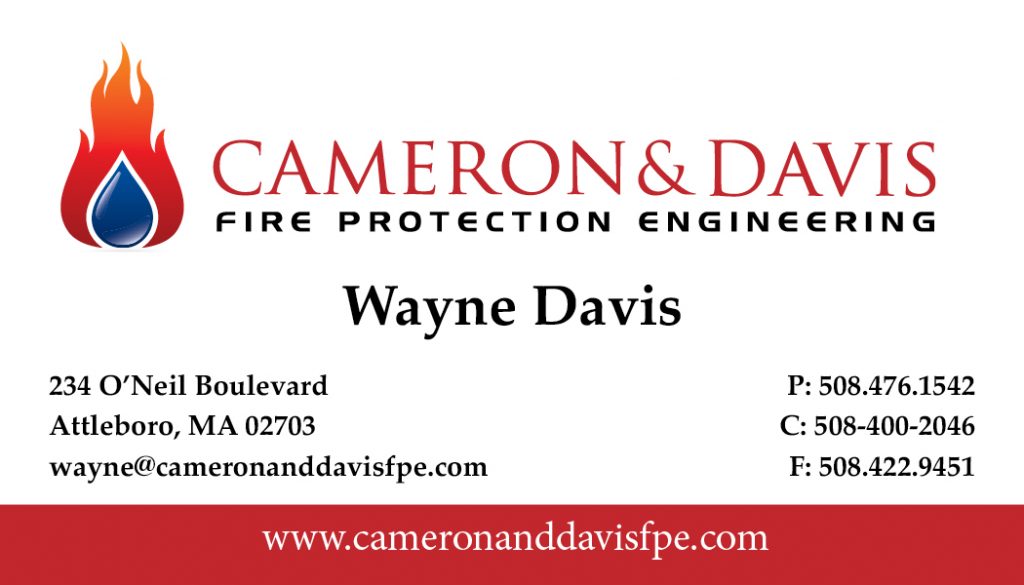 business card wayne davis